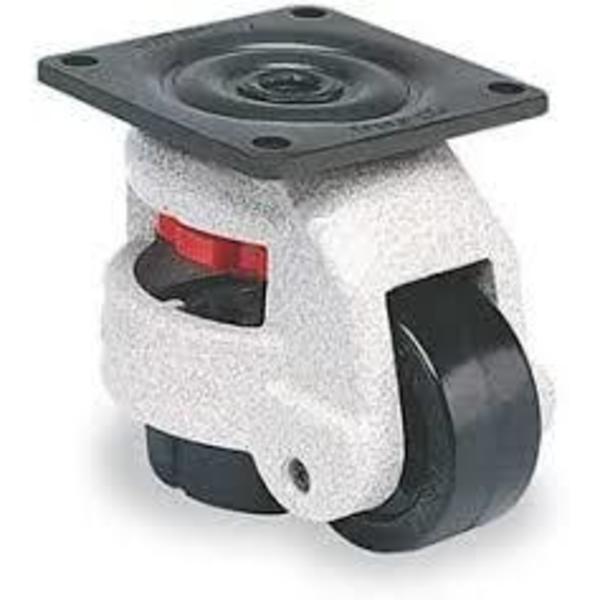 Durastar Leveling Caster, Swvl, 2" x 1" Nylon Wheel, Blk 19CS210NY81B-LC